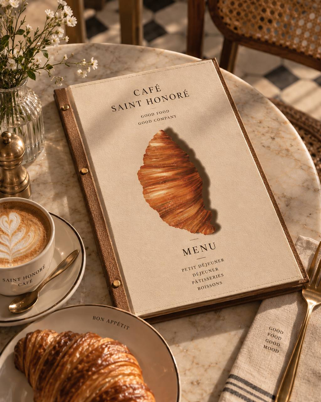Croissant — café menu